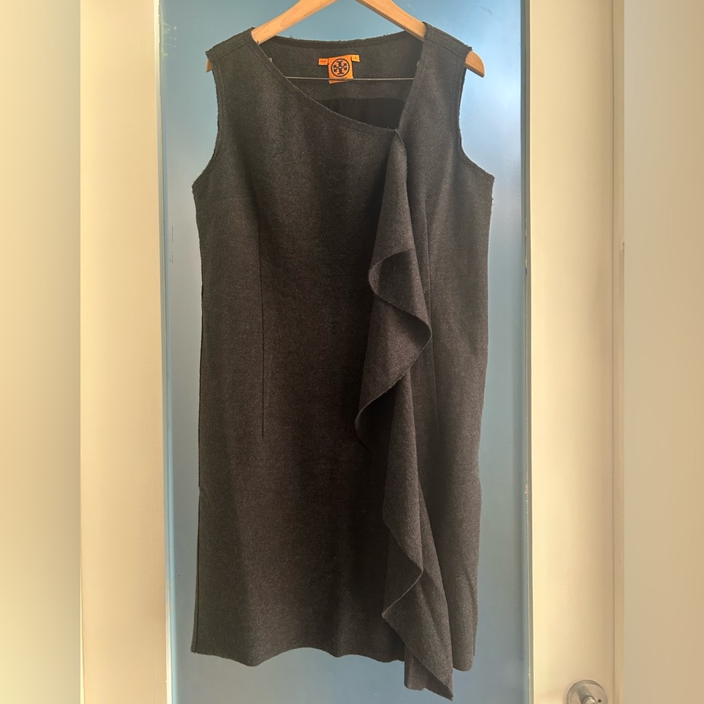 Tory Burch asymmetrical grey dress